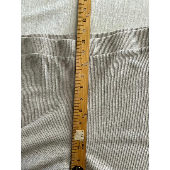 H&M Soft Ribbed Knit Lounge Pants Heathered Beige Size XL - Picture 6 of 7